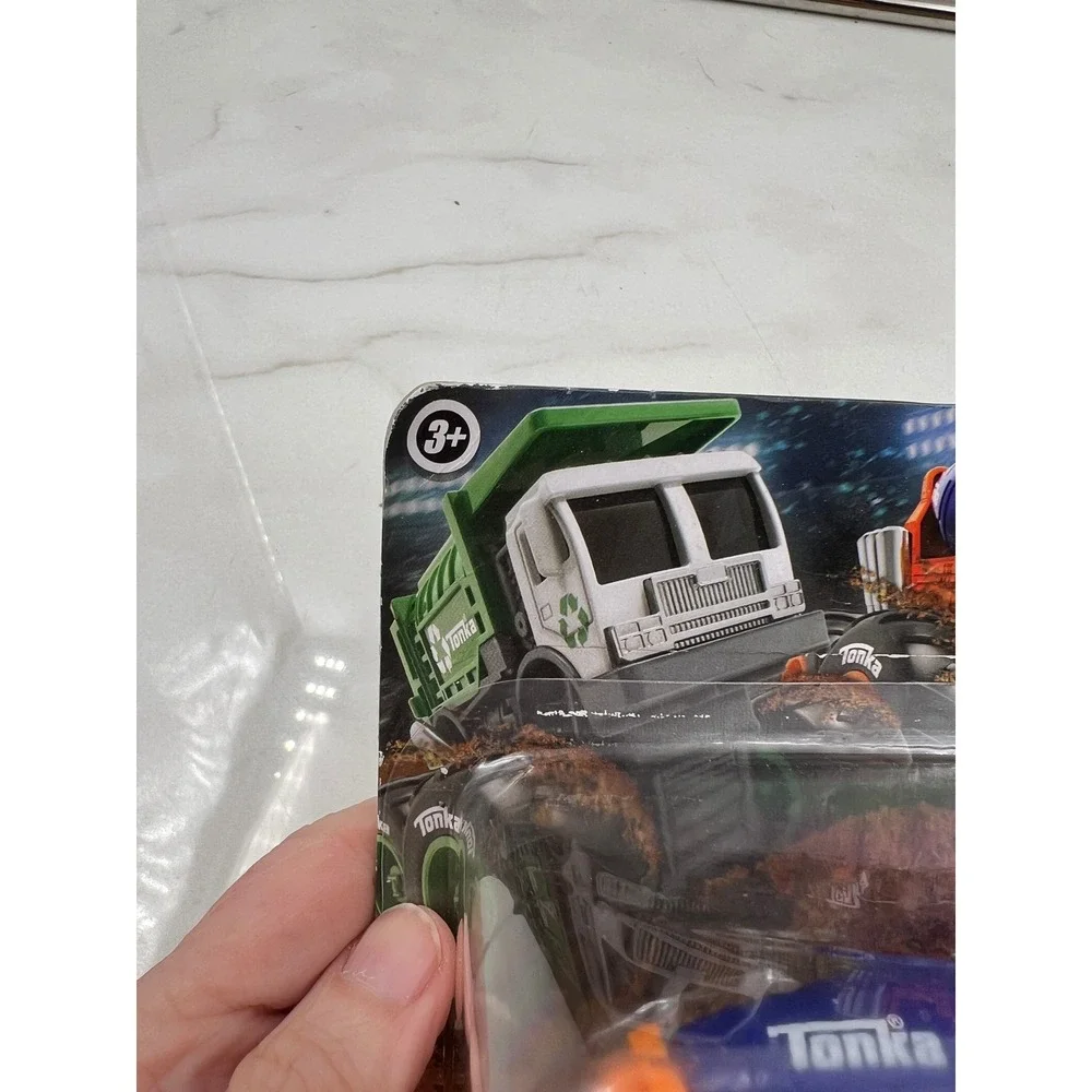 Tonka Monster Metal Movers 2 Pack Cement Mixer Garbage Truck Diecast 75th Anniv